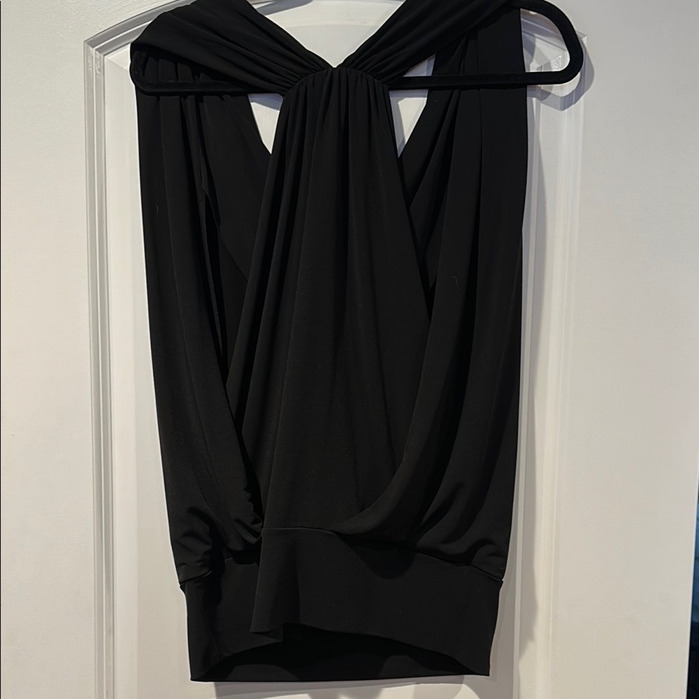Express Black Backless Blouse - image 3